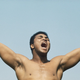 Muhammad Ali during training for his fight with Al “Blue” Lewis in Dublin in July 1972
Getty Images